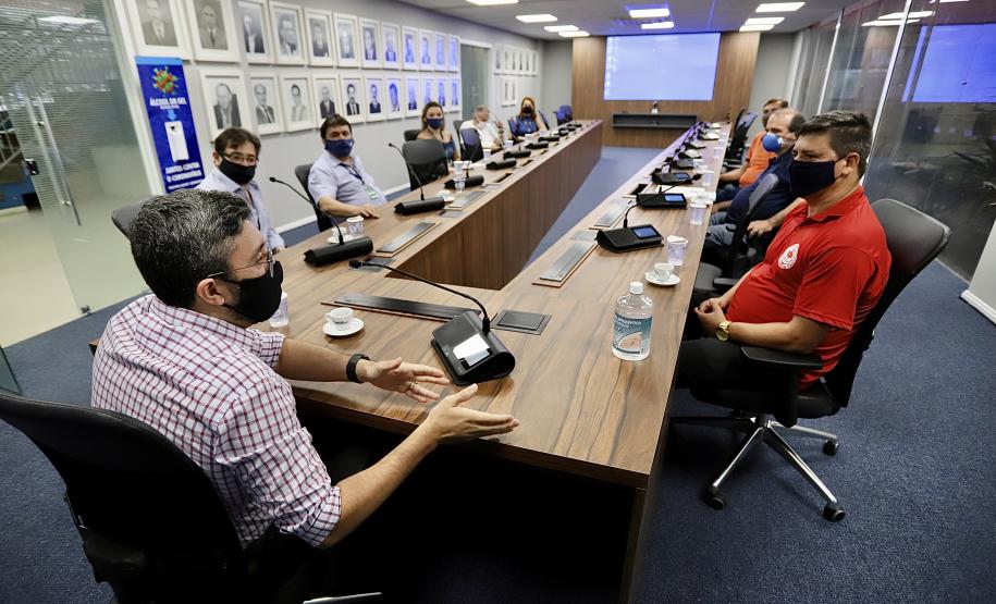 Autoridade Portuária reuniu Órgão Gestor de Mão de Obra (OGMO), o Sindicato dos Trabalhadores Portuários (Sintraport) e a Intersindical para apresentar e discutir ações de reforço ao coronavírus.