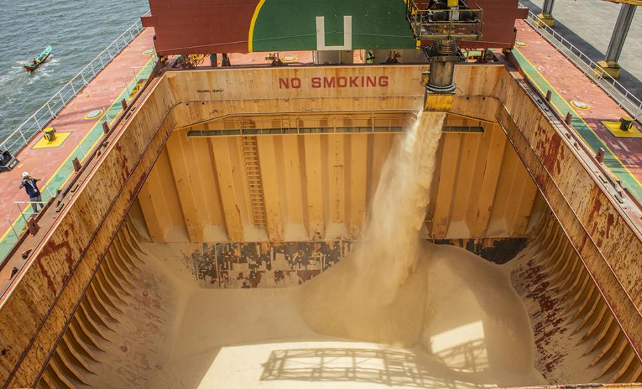 Em 31 dias foram quase 3,6 milhões de toneladas de cargas movimentadas, aumento de 4% em relação ao mesmo mês do ano passado. Apesar do grande volume de chuva, a alta foi registrada tanto na importação quanto na importação.