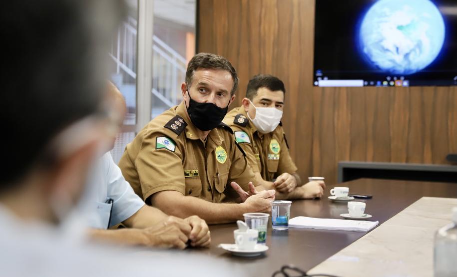 Entre os assuntos em questão, destaque para a melhoria da segurança pública no porto e em toda cidade de Paranaguá.