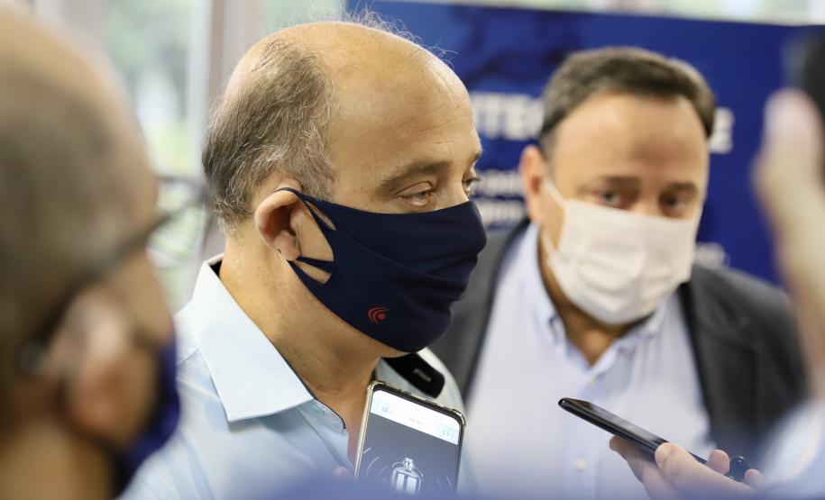 O presidente da Comissão de Assuntos Portuários e Turismo, da Câmara Municipal de Paranaguá, vereador Luizinho Maranhão, também acompanhou a agenda local do deputado estadual Hussein Bakri.