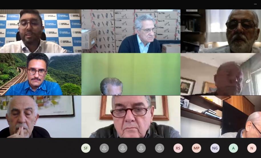 Presidente da empresa pública, Luiz Fernando Garcia explicou o projeto de concessão do Canal da Galheta e os possíveis benefícios da entrega para a iniciativa privada, em eventos virtuais, nesta terça-feira (11).