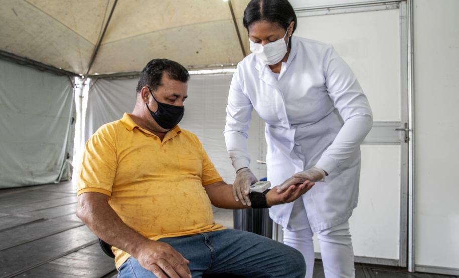 Ação que marca do Dia Mundial da Hipertensão se destina, em especial, aos caminhoneiros. Neste ano, de janeiro a abril, mais de 143 mil caminhoneiros foram recebidos no Pátio de Triagem e passaram por exames de saúde.