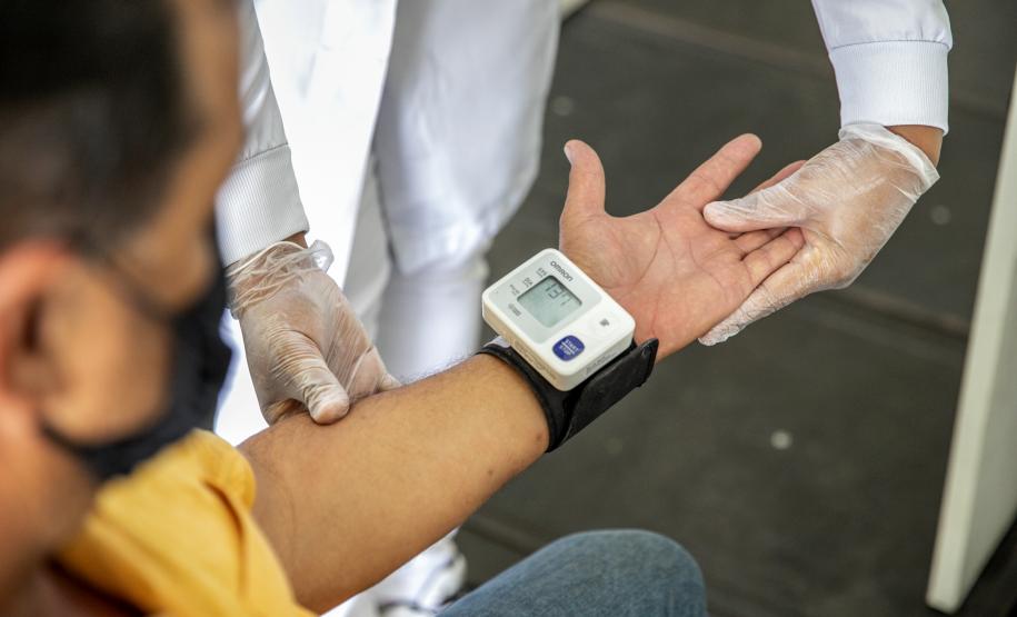 Ação que marca do Dia Mundial da Hipertensão se destina, em especial, aos caminhoneiros. Neste ano, de janeiro a abril, mais de 143 mil caminhoneiros foram recebidos no Pátio de Triagem e passaram por exames de saúde.