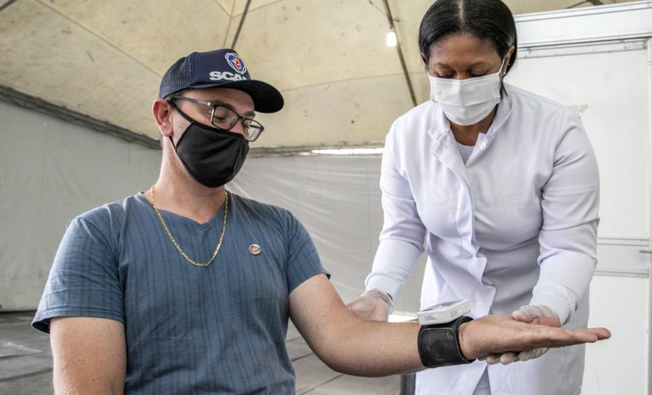 Ação que marca do Dia Mundial da Hipertensão se destina, em especial, aos caminhoneiros. Neste ano, de janeiro a abril, mais de 143 mil caminhoneiros foram recebidos no Pátio de Triagem e passaram por exames de saúde.