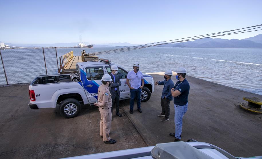 Intenção é intensificar ainda mais a integração do trabalho da Polícia Federal com a Portos do Paraná.