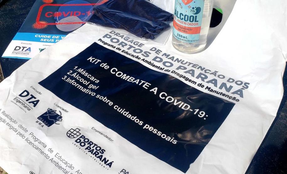 Ação é específica para pescadores e faz parte do Programa de Educação Ambiental da dragagem de manutenção da Portos do Paraná.