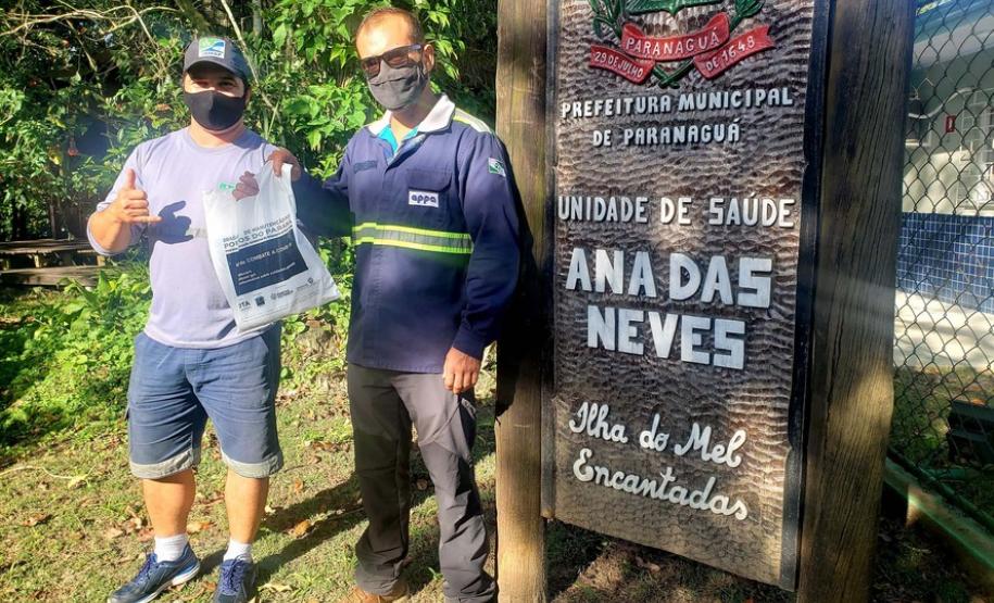 Ação é específica para pescadores e faz parte do Programa de Educação Ambiental da dragagem de manutenção da Portos do Paraná.