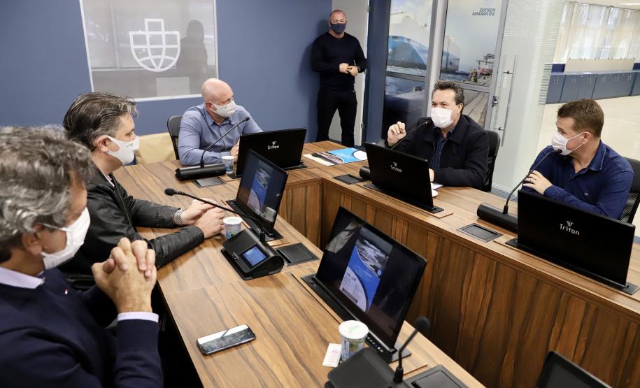 Porto de Paranaguá tem previsão de receber navio de passageiros em novembro, caso a pandemia esteja controlada. Anuncio foi feito ao Secretário de Desenvolvimento Sustentável e Turismo nesta quarta-feira.