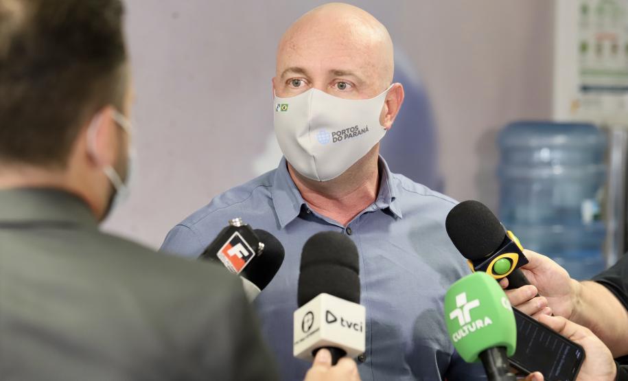 Porto de Paranaguá tem previsão de receber navio de passageiros em novembro, caso a pandemia esteja controlada. Anuncio foi feito ao Secretário de Desenvolvimento Sustentável e Turismo nesta quarta-feira.