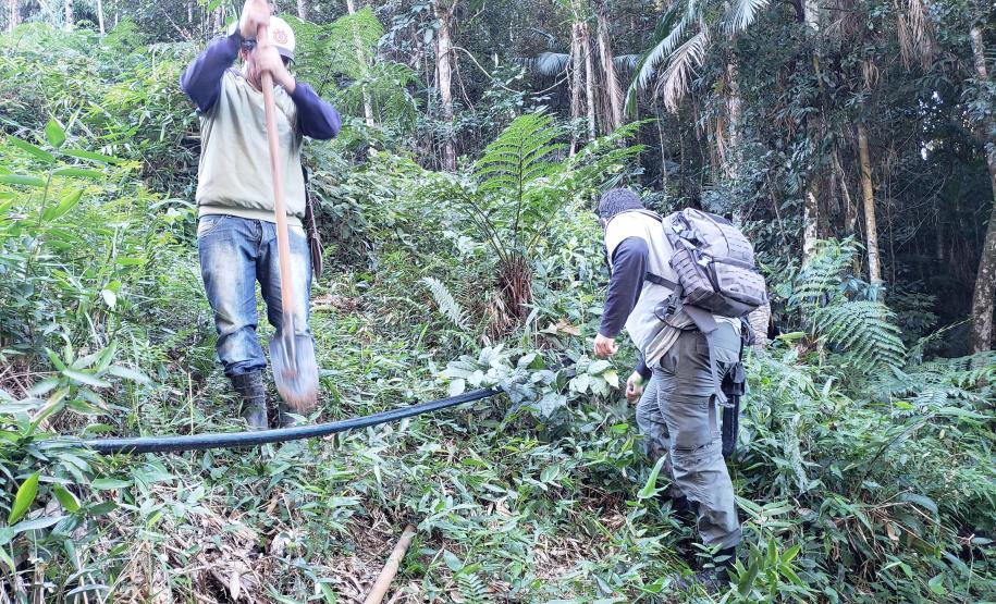 Segunda fase do trabalho, na ilha Europinha, concluiu o atendimento por setores para 46 famílias. Terceira fase tem previsão de melhorar ainda mais a captação, através da tecnologia Caxambu.