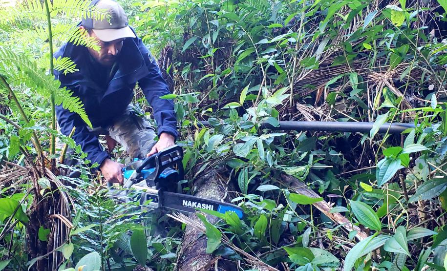 Segunda fase do trabalho, na ilha Europinha, concluiu o atendimento por setores para 46 famílias. Terceira fase tem previsão de melhorar ainda mais a captação, através da tecnologia Caxambu.