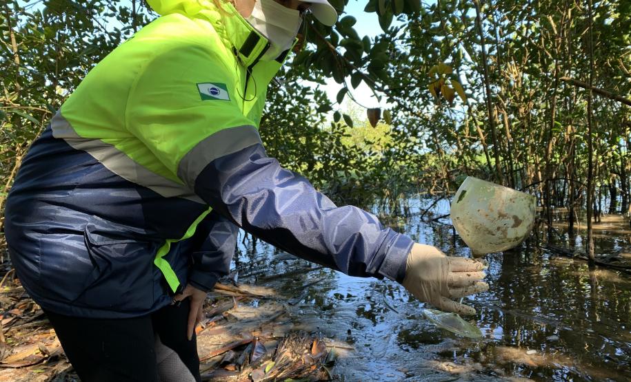 Além do benefício da limpeza desse importante ecossistema, a atividade integra as pessoas das comunidades de forma a despertar a consciência e o engajamento quanto à preservação.