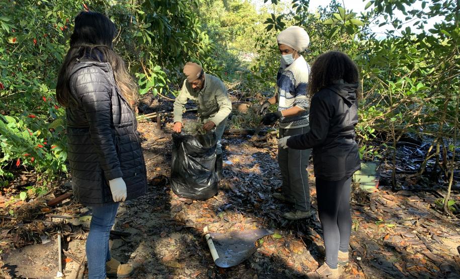 Além do benefício da limpeza desse importante ecossistema, a atividade integra as pessoas das comunidades de forma a despertar a consciência e o engajamento quanto à preservação.