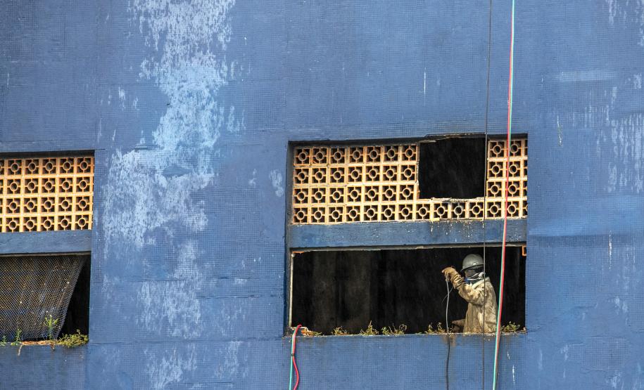 Silo obsoleto será demolido para dar mais espaço operacional ao Porto de Paranaguá