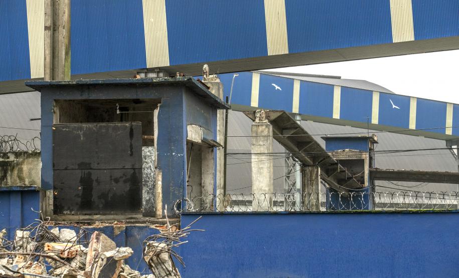 Silinho será demolido para dar mais espaço operacional ao Porto de Paranaguá