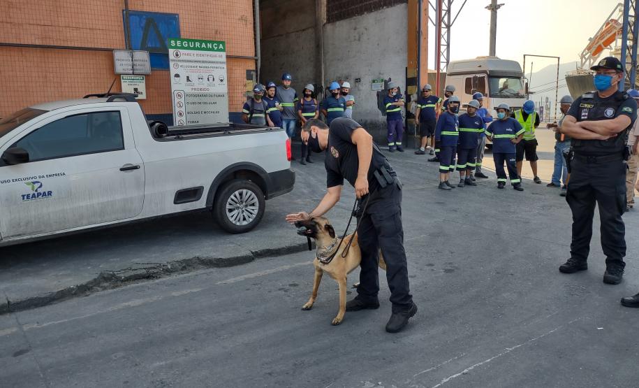 Ação conjunta reuniu Receita Federal, Polícia Militar e Unidade Administrativa de Segurança Portuária