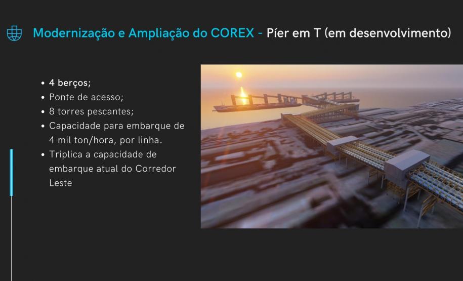 Nesta quarta-feira (20), em audiência pública, a Portos do Paraná apresentou o projeto Cais Leste, de centralização da descarga ferroviária em uma moega exclusiva, conhecido como “Moegão”.