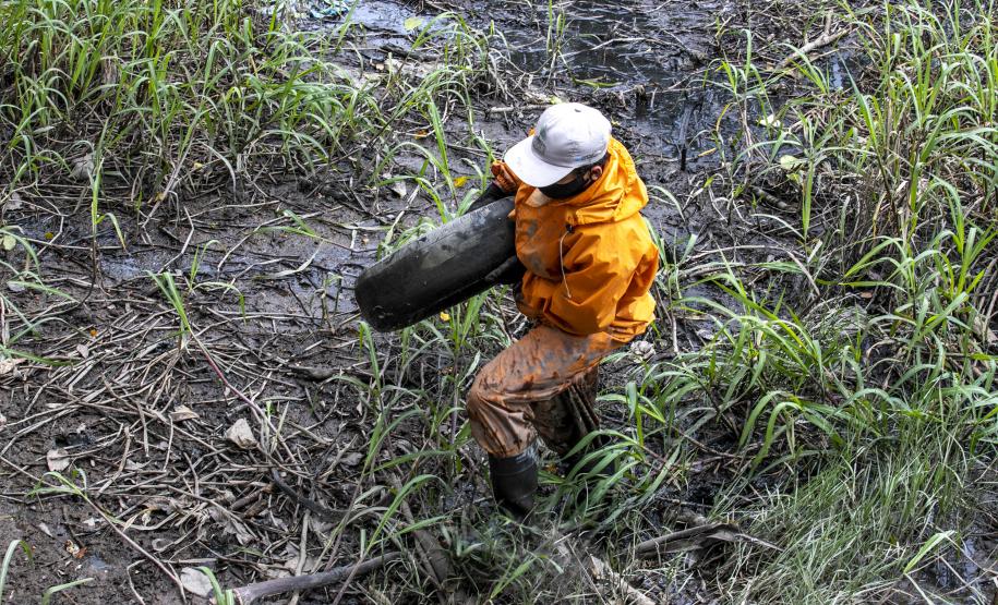 Ação aconteceu em conjunto com a Associação de Pescadores do município, na Ponta da Pita, trapiche municipal, rio Tucunduva e região do Portinho.