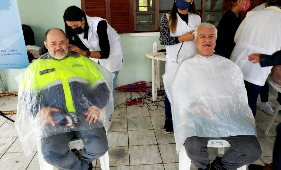 Evento do programa Porto em Ação ofereceu testes de glicemia, aferição de glicose, corte de cabelo, distribuição de kits de jogos lúdicos, atividades físicas e orientações da Marinha e Guarda Portuária.