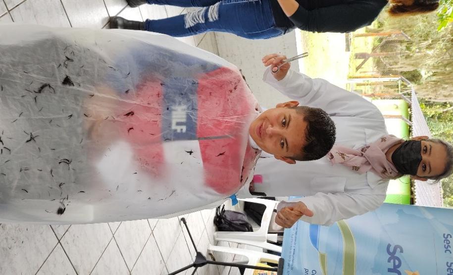 Evento do programa Porto em Ação ofereceu testes de glicemia, aferição de glicose, corte de cabelo, distribuição de kits de jogos lúdicos, atividades físicas e orientações da Marinha e Guarda Portuária.