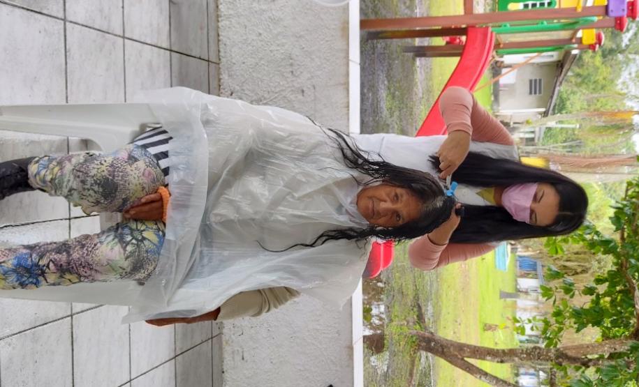 Evento do programa Porto em Ação ofereceu testes de glicemia, aferição de glicose, corte de cabelo, distribuição de kits de jogos lúdicos, atividades físicas e orientações da Marinha e Guarda Portuária.