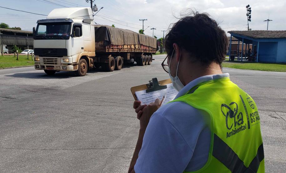 Monitoramento de fumaça preta e orientação sobre destinação de resíduos executado no Pátio de Triagem de Paranaguá - Paranaguá, 23/02/2022