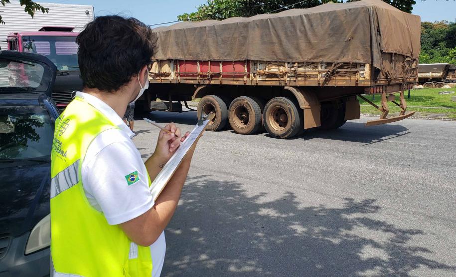Monitoramento de fumaça preta e orientação sobre destinação de resíduos executado no Pátio de Triagem de Paranaguá - Paranaguá, 23/02/2022