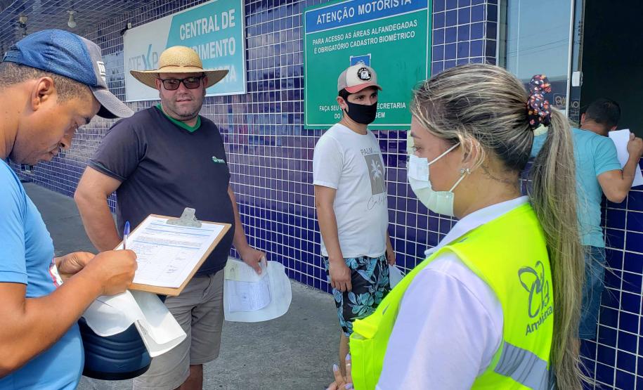 Monitoramento de fumaça preta e orientação sobre destinação de resíduos executado no Pátio de Triagem de Paranaguá - Paranaguá, 23/02/2022