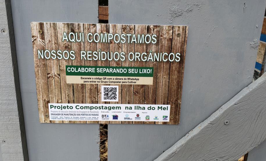 Como educação ambiental, Portos do Paraná implanta composteiras em escolas na Ilha do Mel