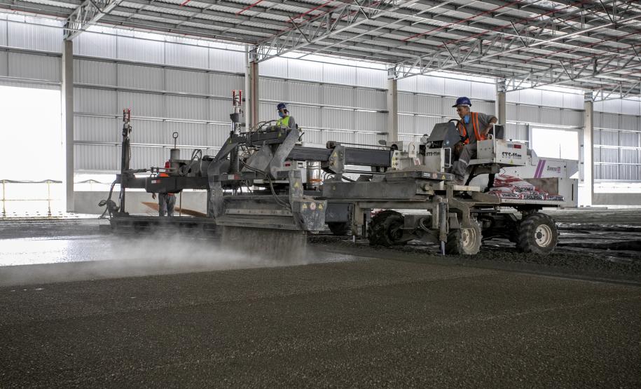 Obra do terminal de celulose do Porto de Paranaguá avança e unidade deve iniciar operação já neste ano