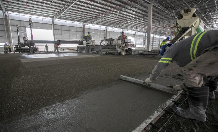 Obra do terminal de celulose do Porto de Paranaguá avança e unidade deve iniciar operação já neste ano