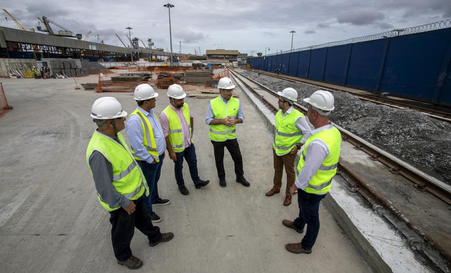 Obra do terminal de celulose do Porto de Paranaguá avança e unidade deve iniciar operação já neste ano