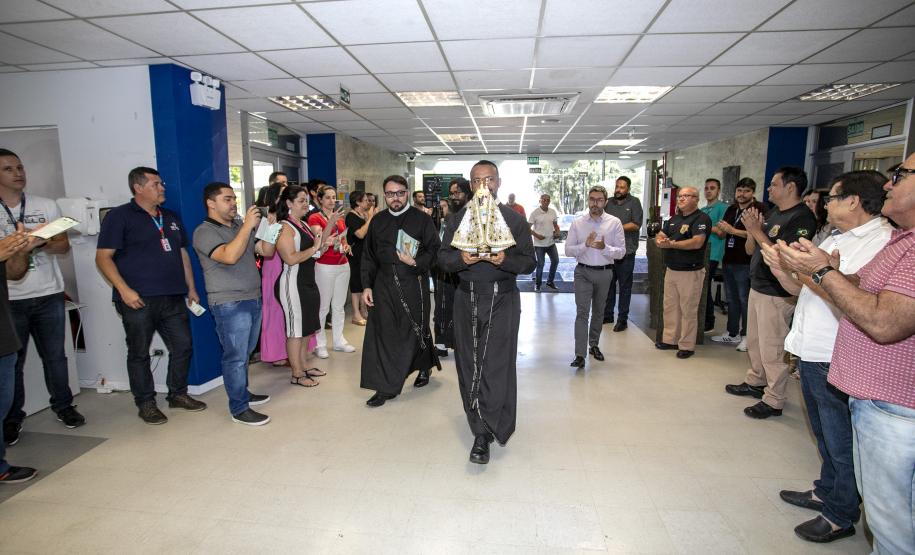 Porto de Paranaguá recebe imagem peregrina de Nossa Senhora do Rocio