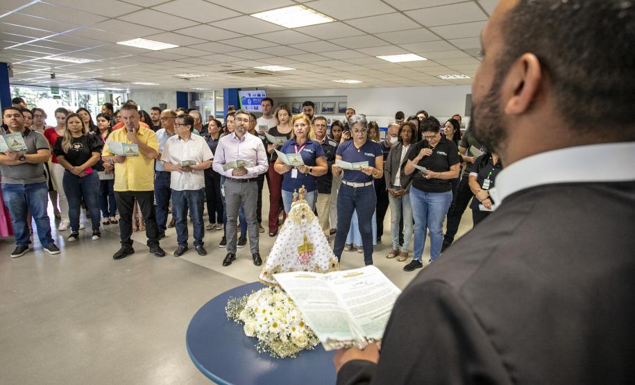 Porto de Paranaguá recebe imagem peregrina de Nossa Senhora do Rocio