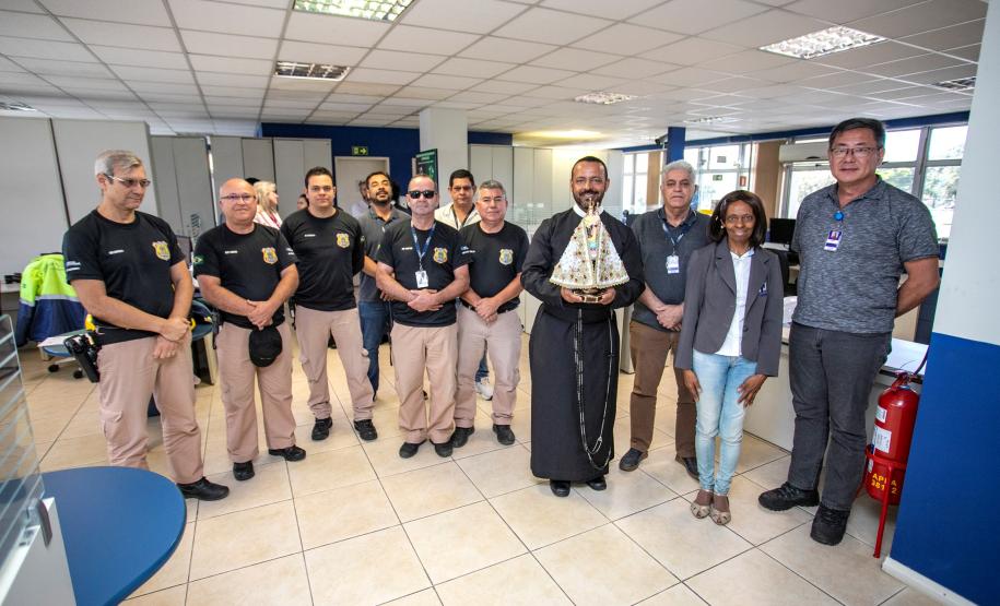 Porto de Paranaguá recebe imagem peregrina de Nossa Senhora do Rocio