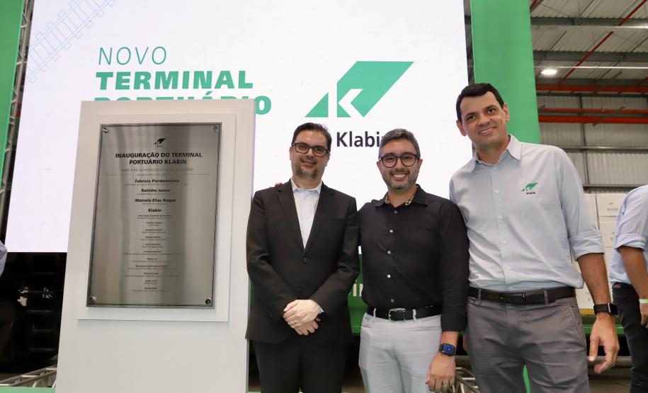 Governador participa da inauguração do novo terminal da Klabin no Porto de Paranaguá