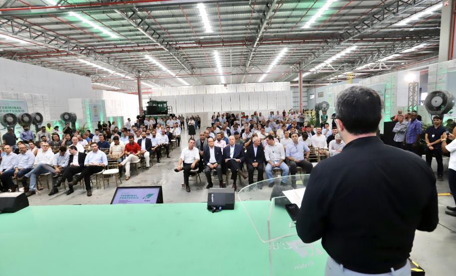 Governador participa da inauguração do novo terminal da Klabin no Porto de Paranaguá