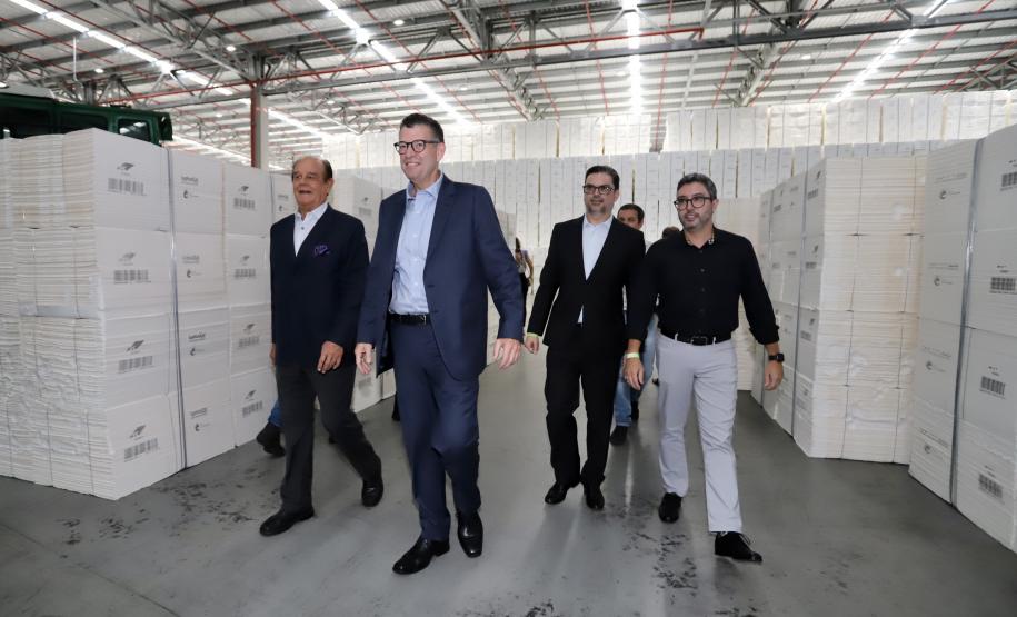 Governador participa da inauguração do novo terminal da Klabin no Porto de Paranaguá