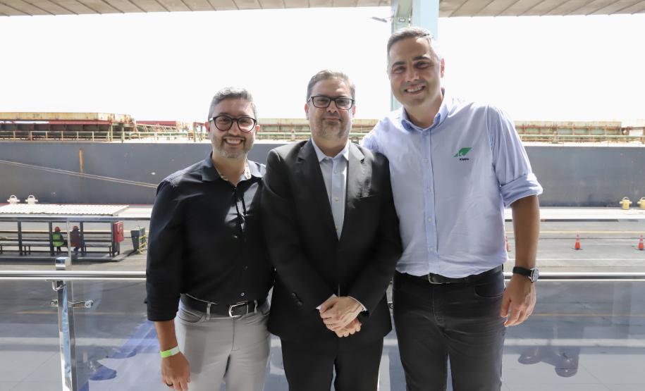 Governador participa da inauguração do novo terminal da Klabin no Porto de Paranaguá