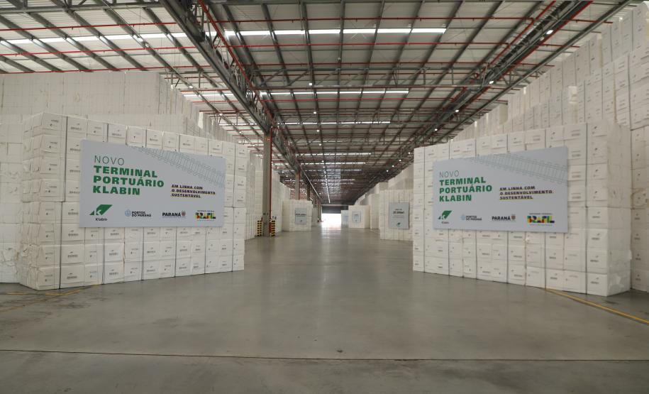 Governador participa da inauguração do novo terminal da Klabin no Porto de Paranaguá