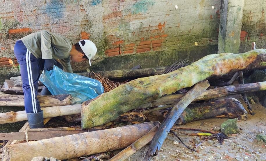 Ação preparou a comunidade para evento agendado dia 25, com oficina de confecção de biodigestores e orientações sobre saneamento básico e