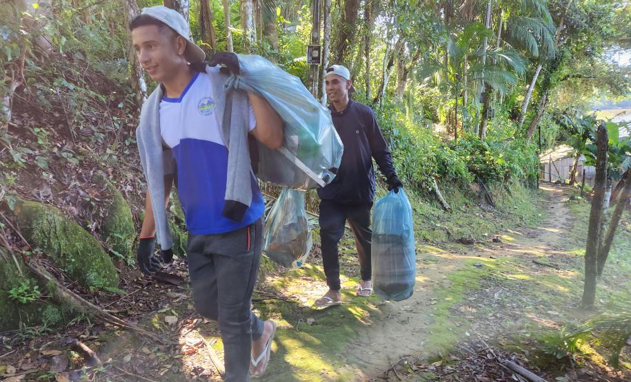 Ação preparou a comunidade para evento agendado dia 25, com oficina de confecção de biodigestores e orientações sobre saneamento básico e