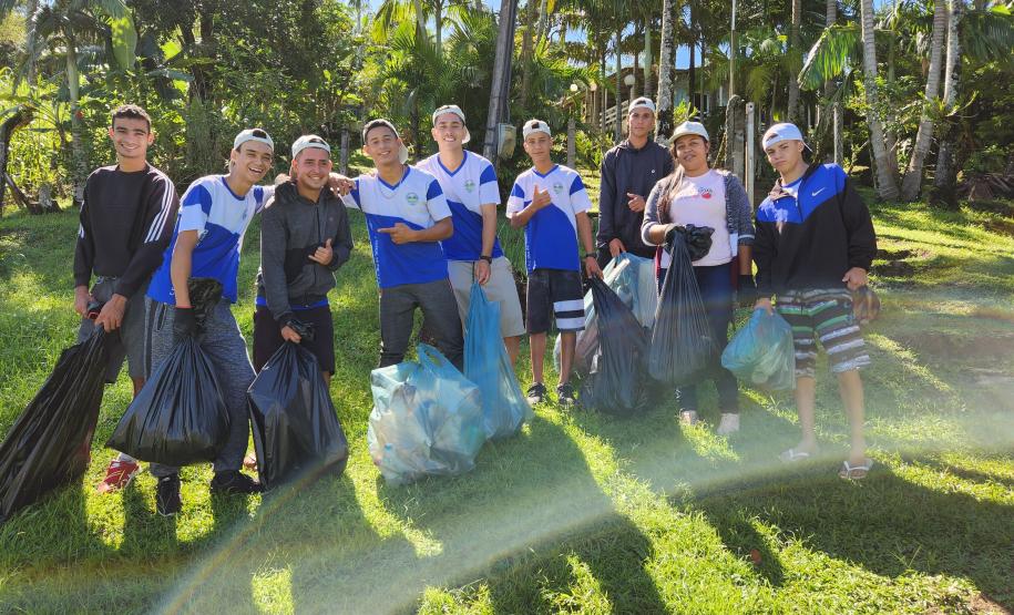 Ação preparou a comunidade para evento agendado dia 25, com oficina de confecção de biodigestores e orientações sobre saneamento básico e