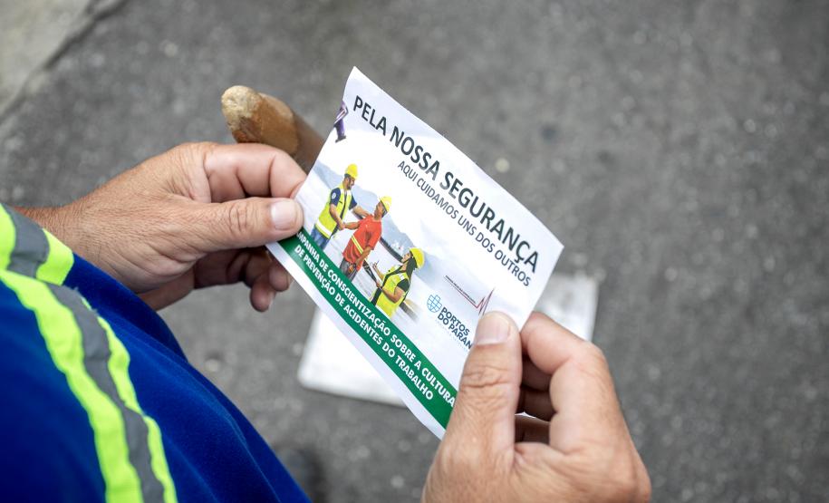 Evento tem a missão de difundir a cultura da prevenção de acidentes. Serão feitas abordagens preventivas com trabalhadores, diálogos, sorteio de uma TV e um grande evento, na entrada principal para o cais, dia 25.