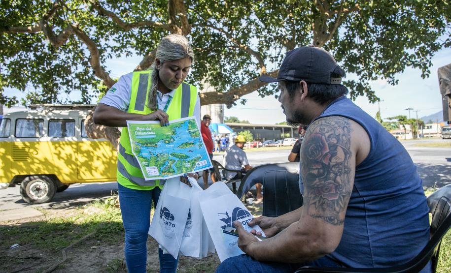 Porto em Ação faz mais de 500 atendimentos a caminhoneiros no Pátio de Triagem