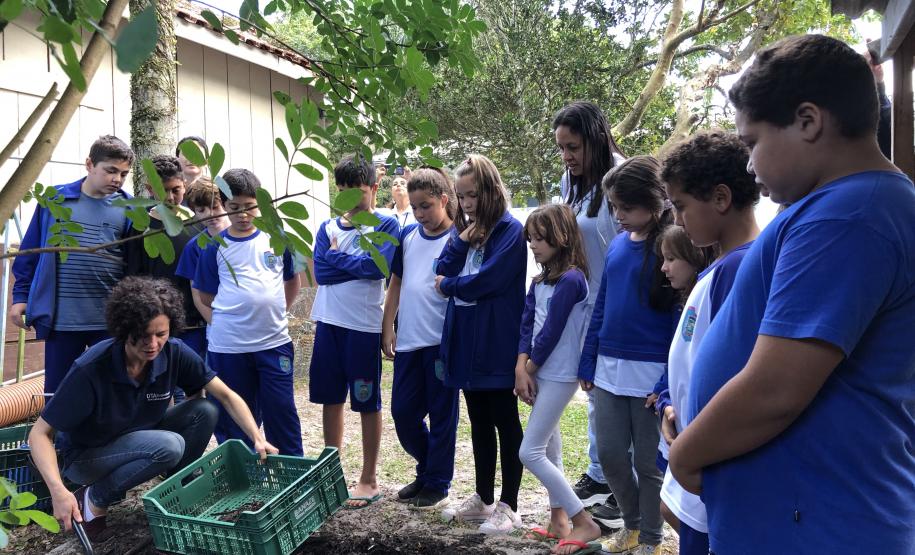 Portos do Paraná instala novas composteiras em escolas da Ilha do Mel