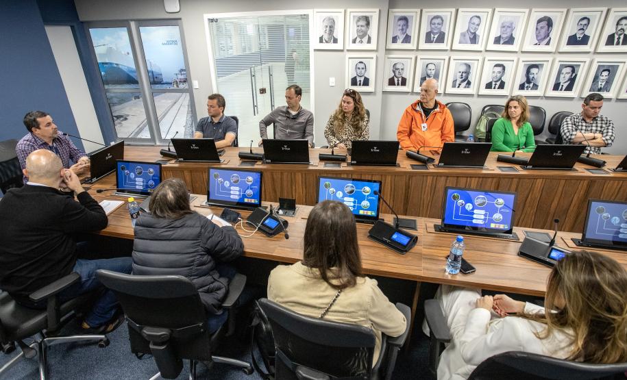 Encontro aconteceu no Palácio Taguaré, sede administrativa da empresa pública, que trabalha em seu Programa de Educação Ambiental os 17 Objetivos de Desenvolvimento do Milênio