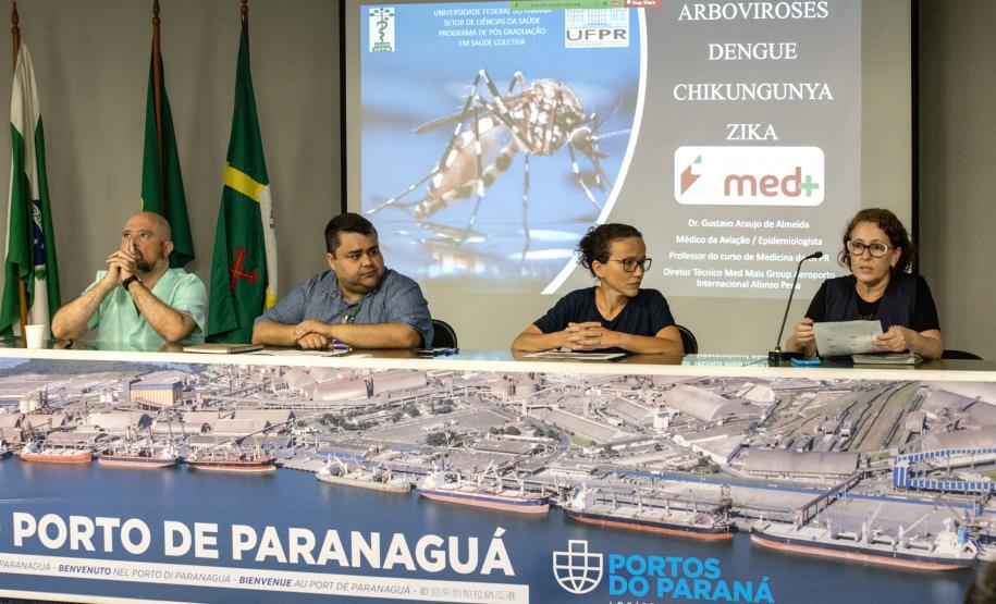 Evento foi uma iniciativa da empresa pública, Anvisa e Centro de Epidemiologia de Paranaguá, além da prevenção, teve foco na explicação de como acontece e age a dengue.
