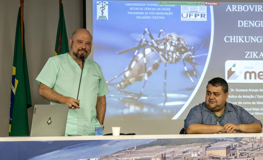 Evento foi uma iniciativa da empresa pública, Anvisa e Centro de Epidemiologia de Paranaguá, além da prevenção, teve foco na explicação de como acontece e age a dengue.