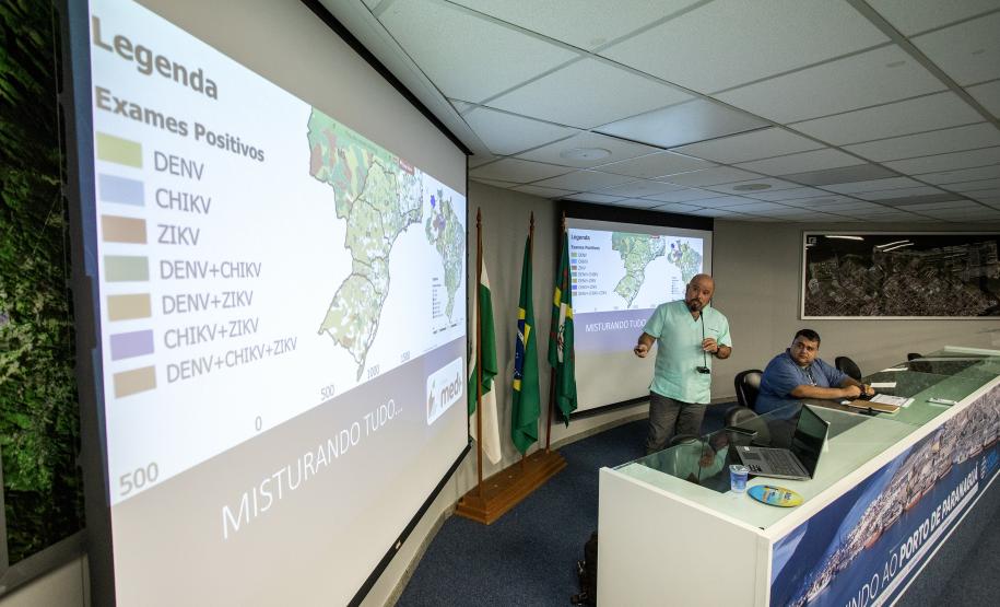 Evento foi uma iniciativa da empresa pública, Anvisa e Centro de Epidemiologia de Paranaguá, além da prevenção, teve foco na explicação de como acontece e age a dengue.
